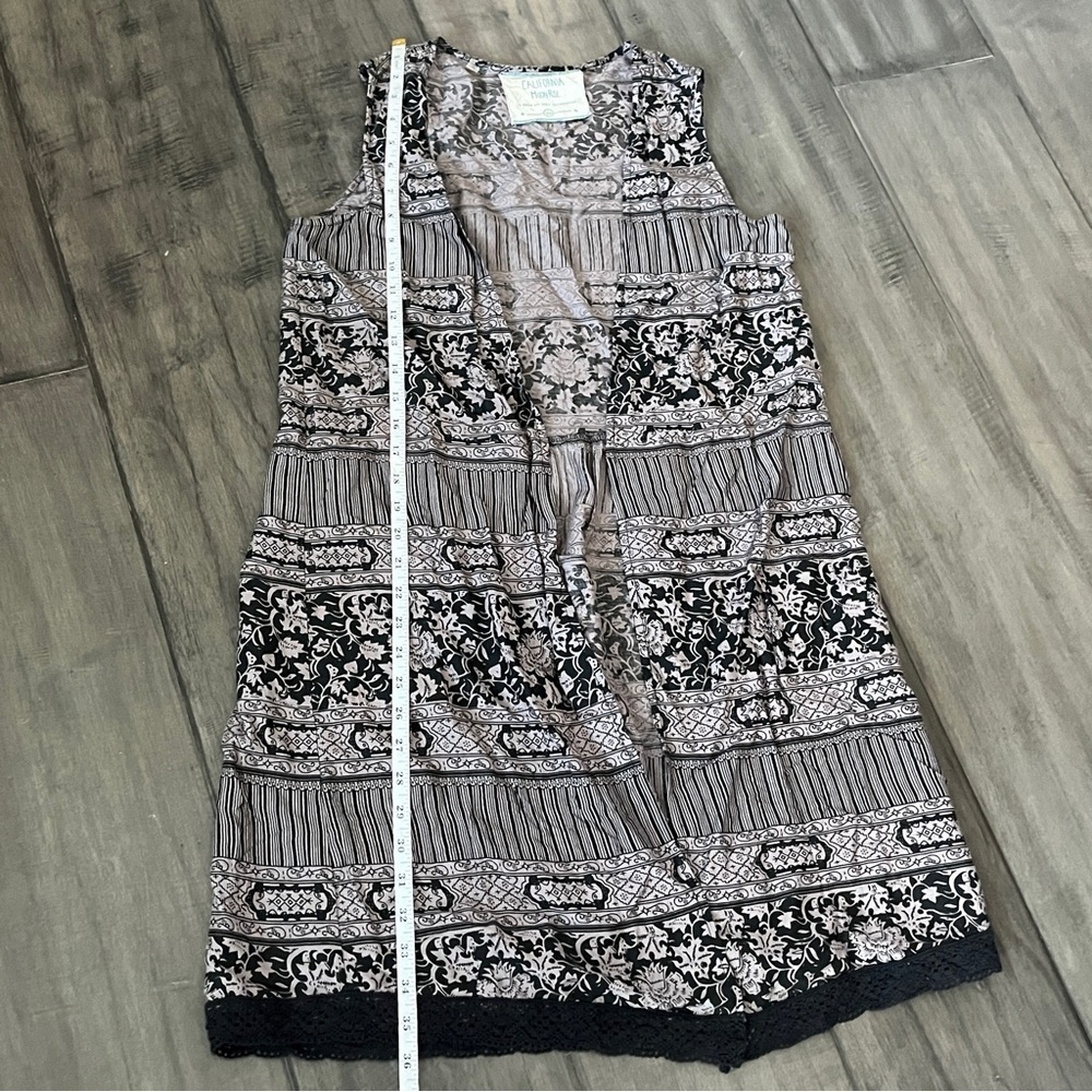 California Moonrise Boho Floral Vest - Size Small - Picture 11 of 14